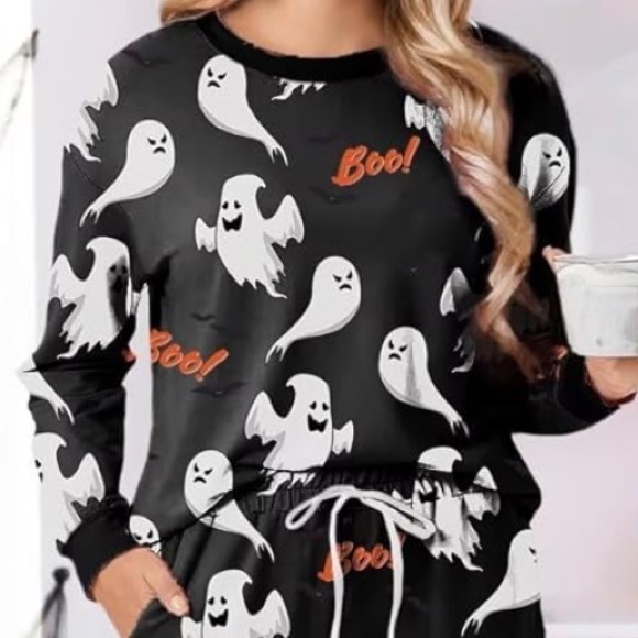 IFFEI Halloween Pajama Long Sleeve Festival Sleepwear - Picture 1 of 4